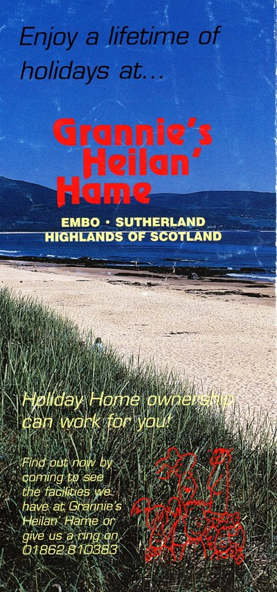 'Grannie's Heilan' Hame' fold out leaflet
