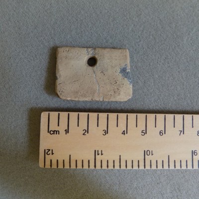 Medieval pierced oblong weight