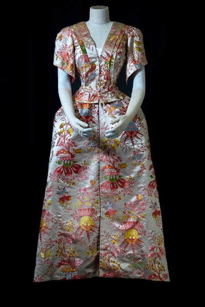Silk Brocade Dress