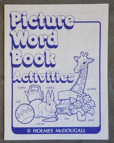 School Workbook - Picture Word Book Activities