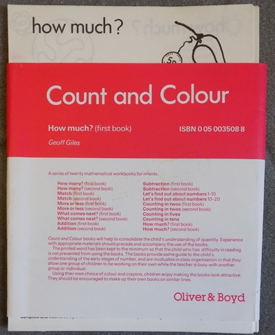 Bundle of 6 identical School Workbooks - Count and Colour