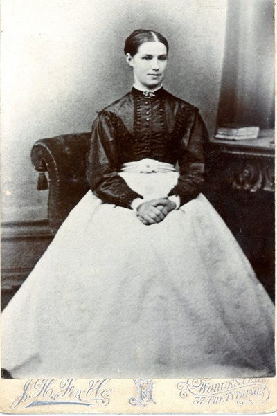 Studio full length photograph of a young lady
