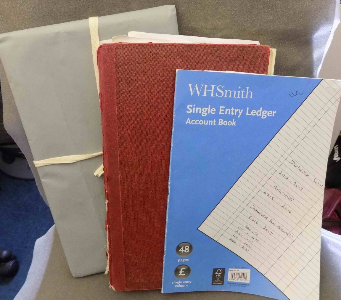 Set of 3 Dornoch SWRI Account Books