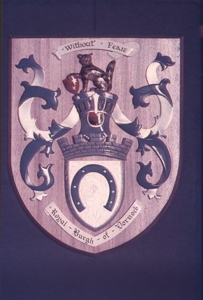 Slide of Dornoch Coat of Arms