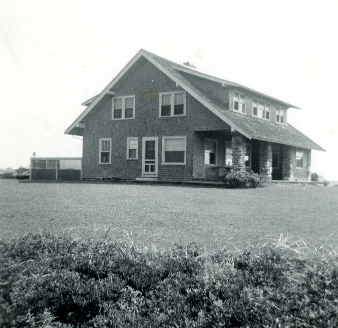 Monochrome photograph of a house ‘Swallowbank’