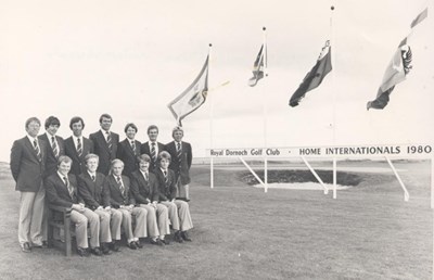 Scottish Team at Home Internationals 1980
