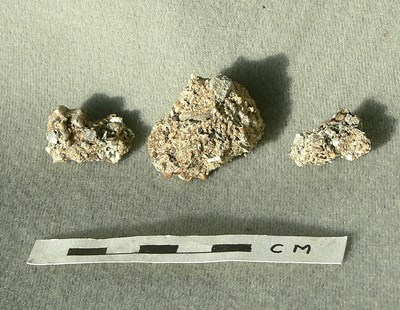 Cement fragments from Dun Creich