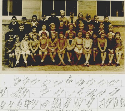 Dornoch Primary School photo 1945-6
