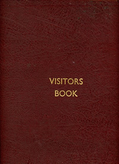 Burghfield House Hotel Visitors Book