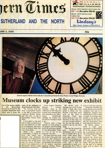 'Museum clocks up striking exhibit'