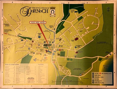 Map of Dornoch