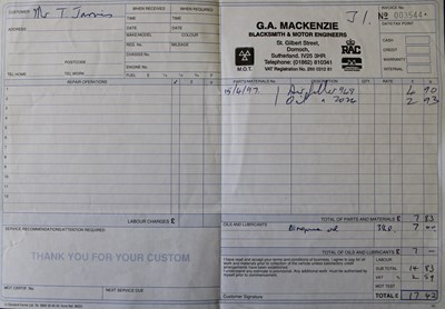 Receipt from G.A, Mackenzie