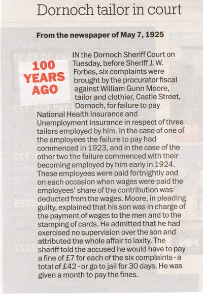 Northern Times Clipping