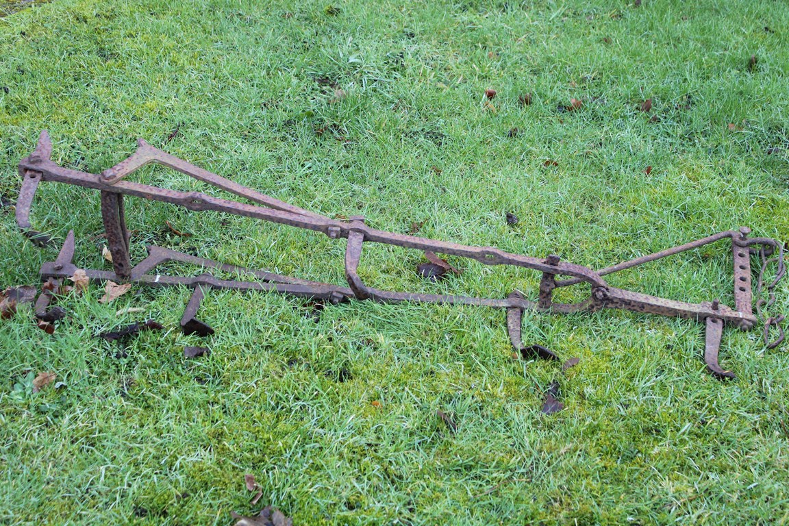 Horse drawn plough