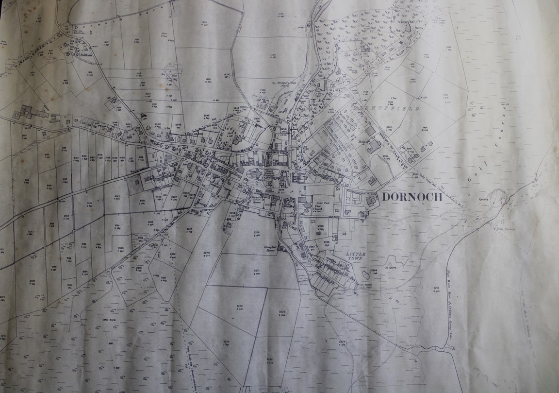 Map of Dornoch