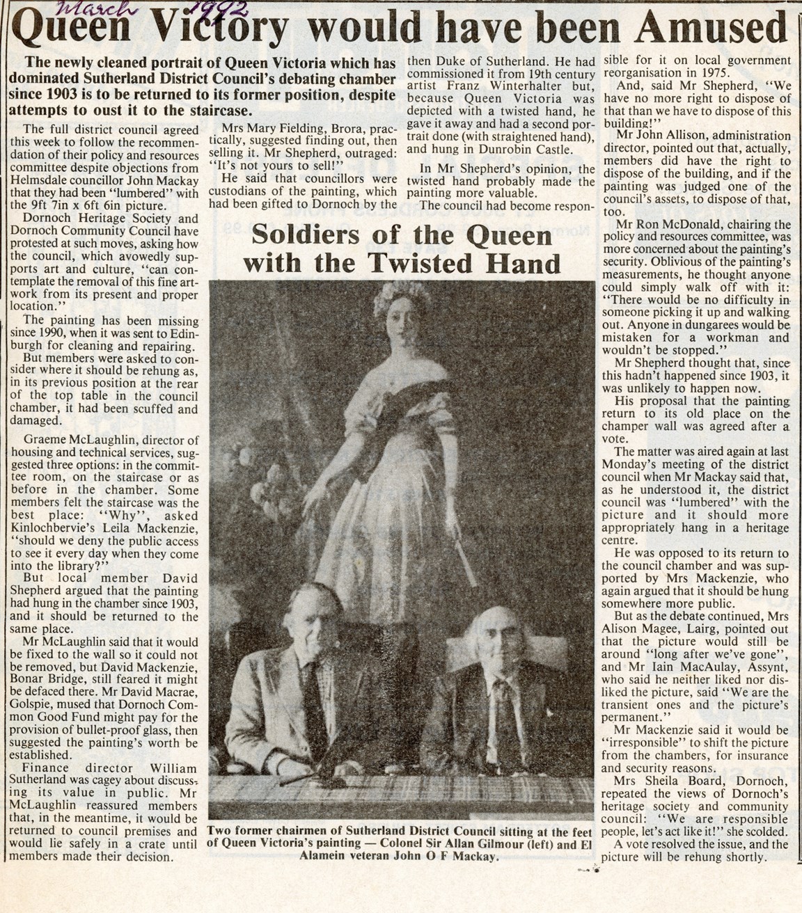 Queen Victoria would have been amused