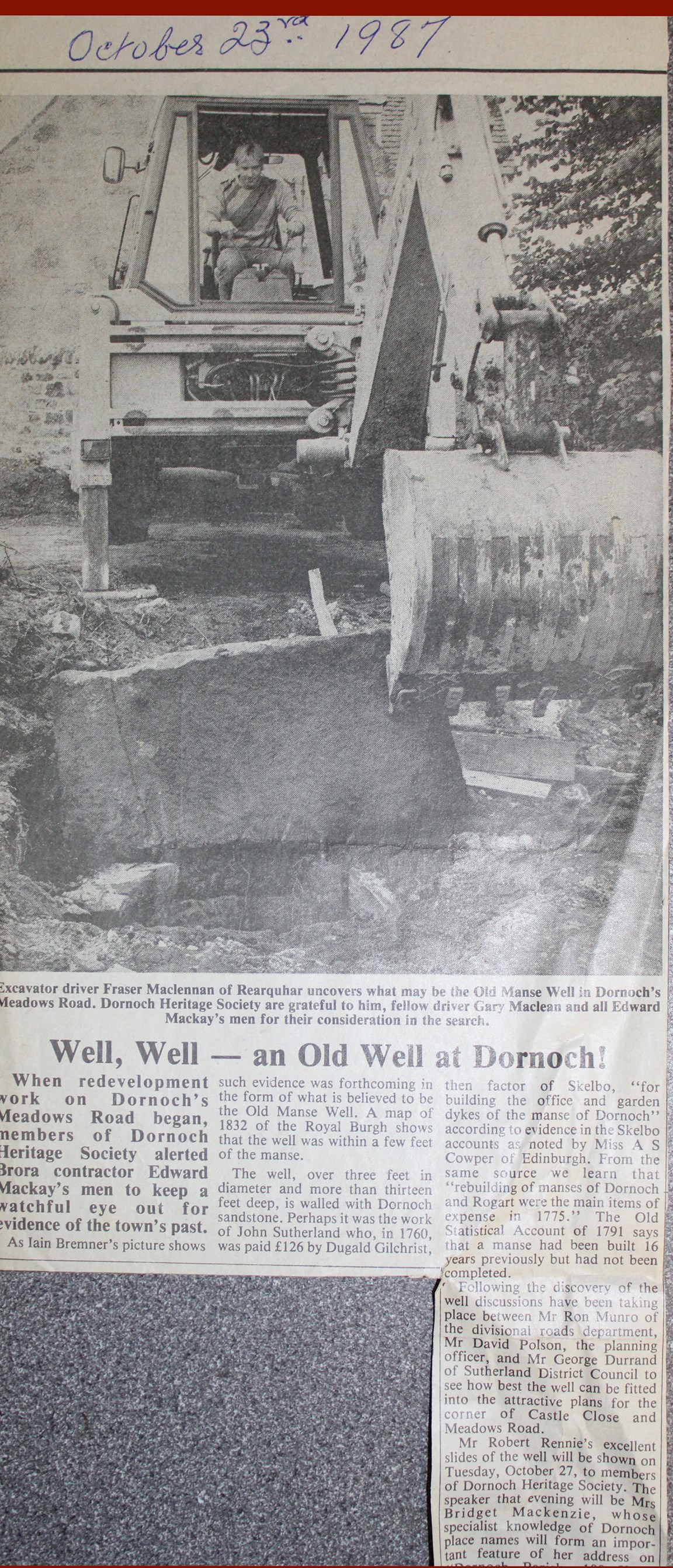 Well, well an old well at Dornoch