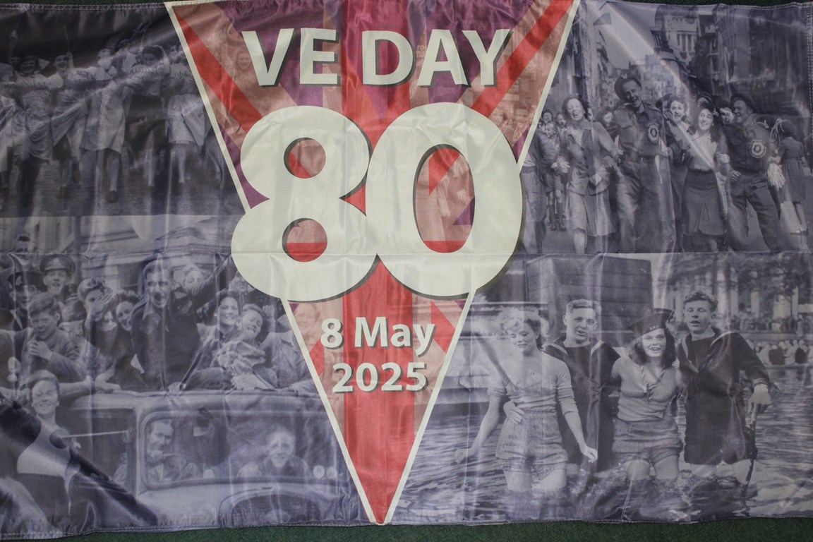 V.E. Day flag