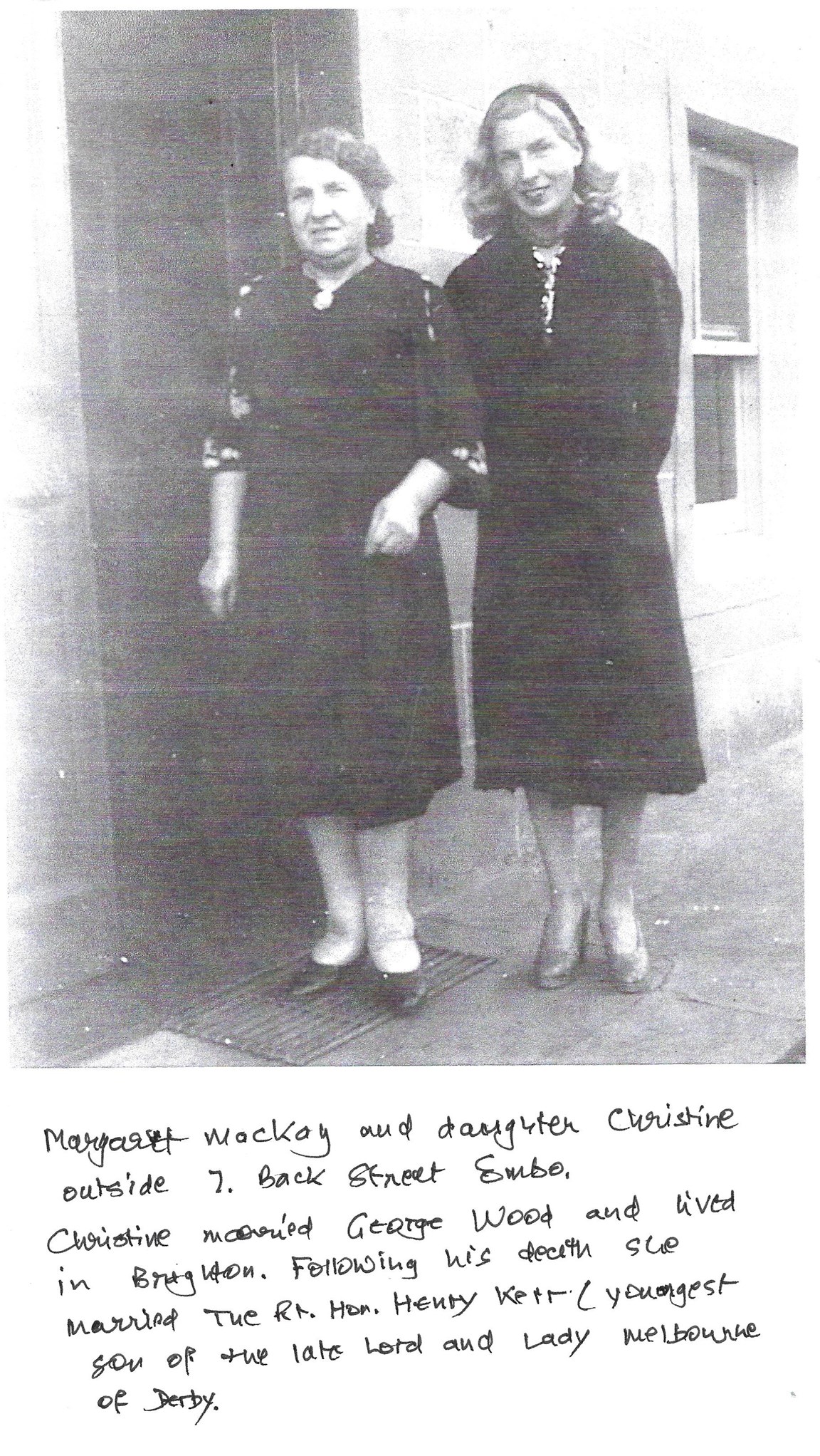 Family History of Margaret Mackay 