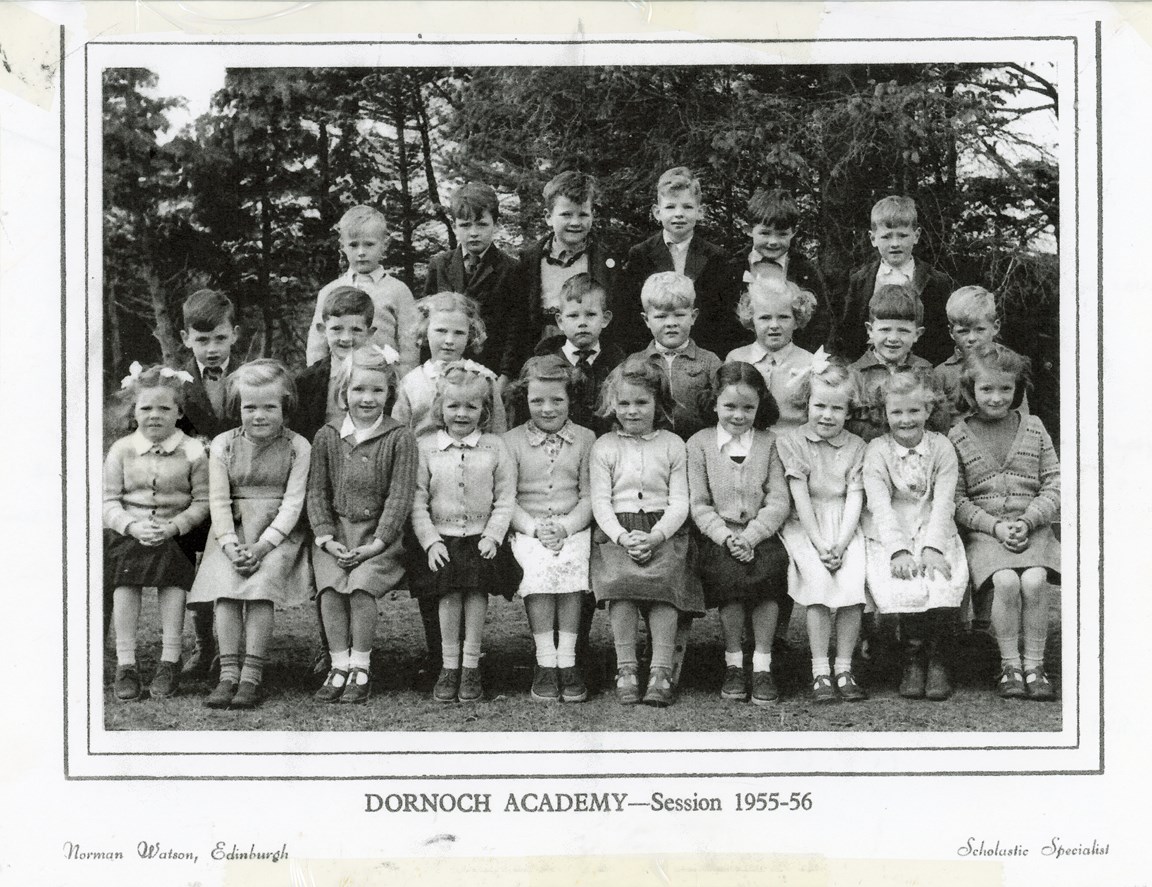 Dornoch Academy  Session 1955-56
