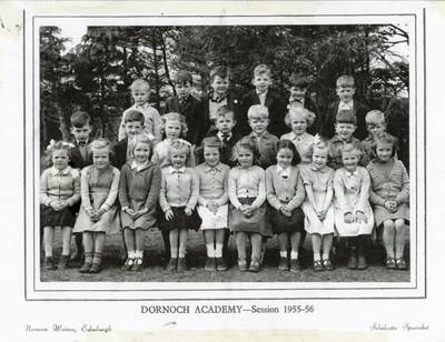 Dornoch Academy  Session 1955-56