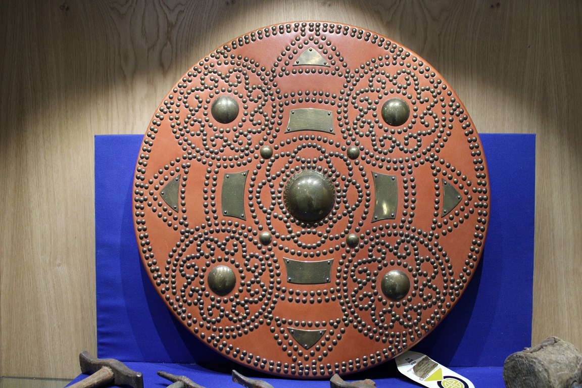 Targe and various Highland Armoury items