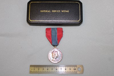 Imperial Service Medal awarded to James Alexander Matheson Ross