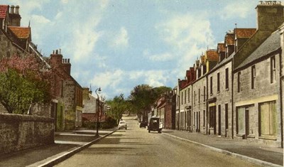Castle Street colour postcard