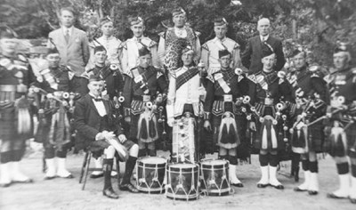 Collection of Dennis Bethune - Dornoch pipe band