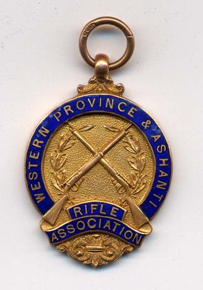 Western Province & Ashanti Rifle Association medal - Robert Mackay 1925