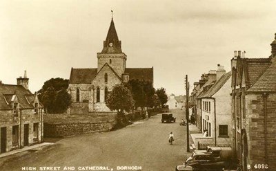 High Street and Cathedral, Dornoch