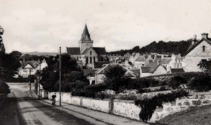 Dornoch view from Argyle Street - Historylinks Archive