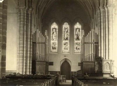 Cathedral interior looking towards north aisle