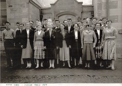 Dornoch Academy Fifth Year Pupils 1959