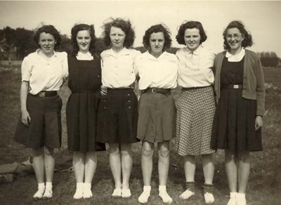 Girls' inter school sports team