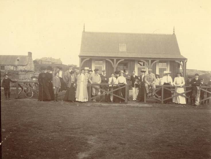 High tea at ladies' clubhouse c. 1900