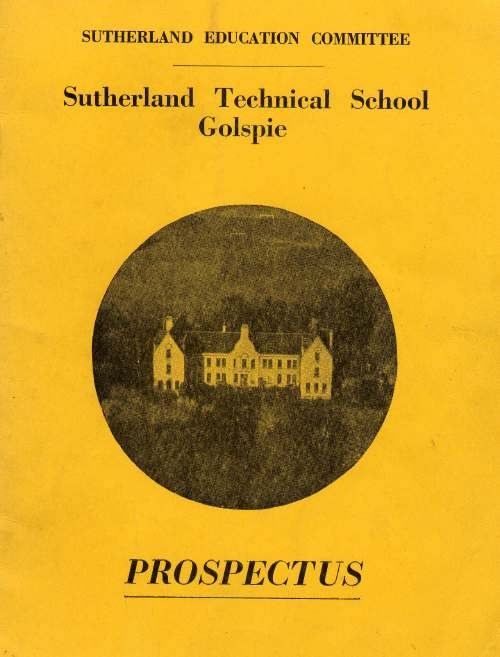 Prospectus Sutherland Technical School