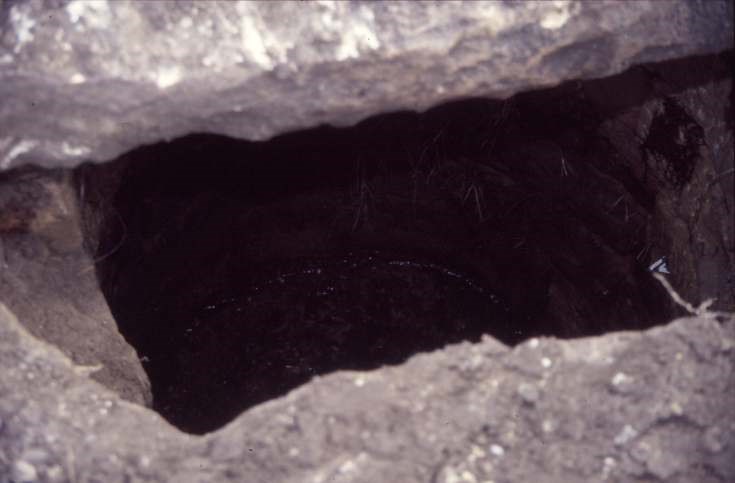 Uncovering well at old manse 1987