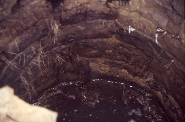 Uncovering well at old manse 1987