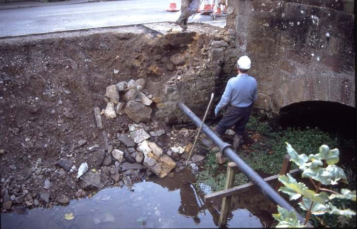 Dornoch Burn well excavation