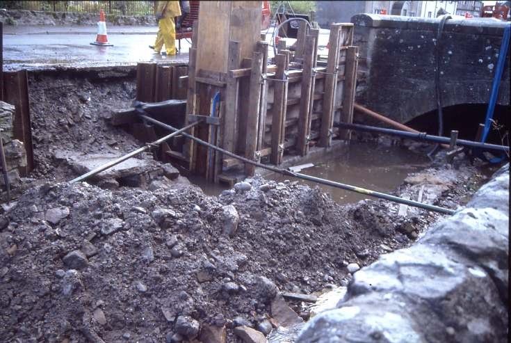 Dornoch Burn well excavation