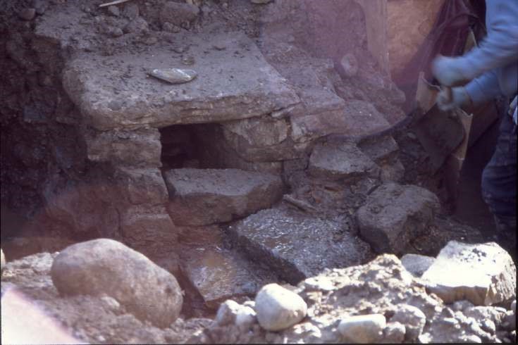 Dornoch Burn well excavation