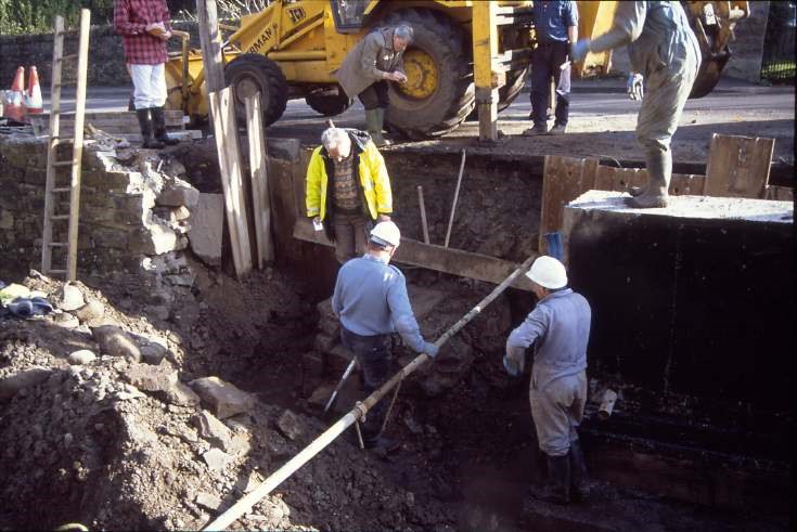 Dornoch Burn well excavation
