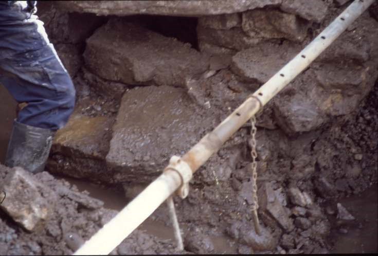 Dornoch Burn well excavation