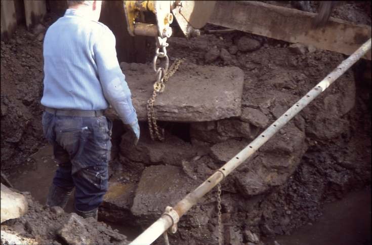 Dornoch Burn well excavation