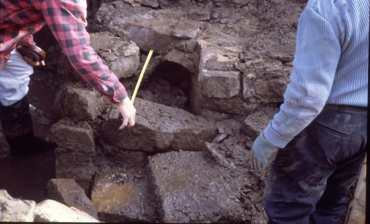 Dornoch Burn well excavation