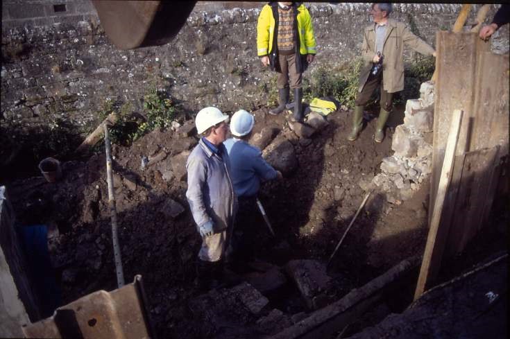 Dornoch Burn well excavation