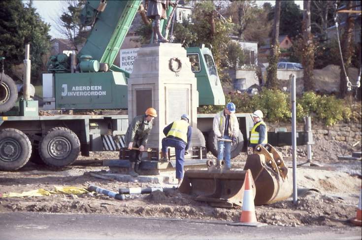 Dornoch war memorial move