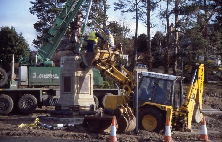 Dornoch war memorial move