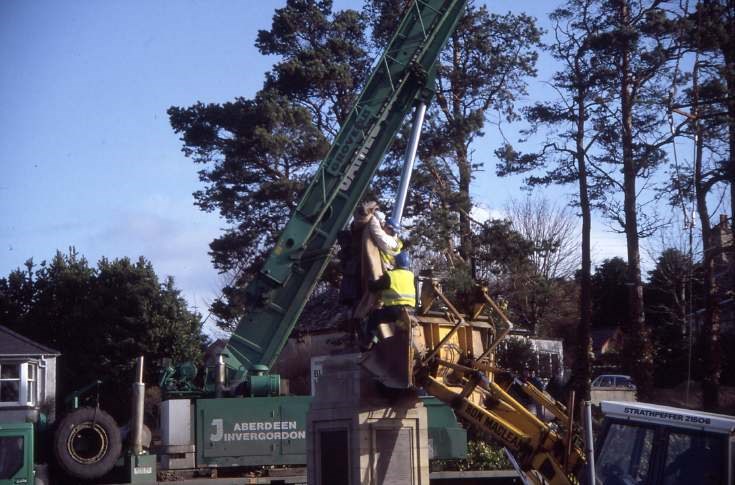 Dornoch war memorial move